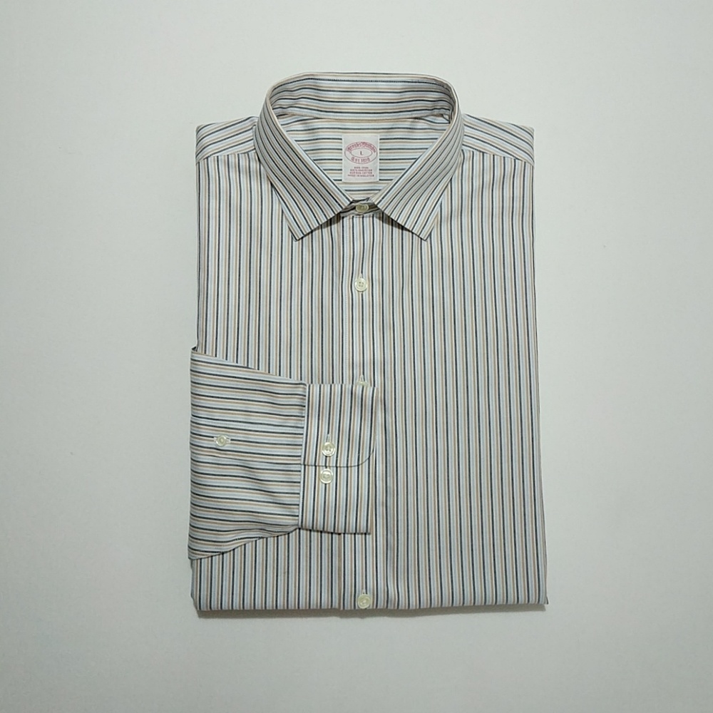 Brooks Brothers Men's Dress Shirt Large